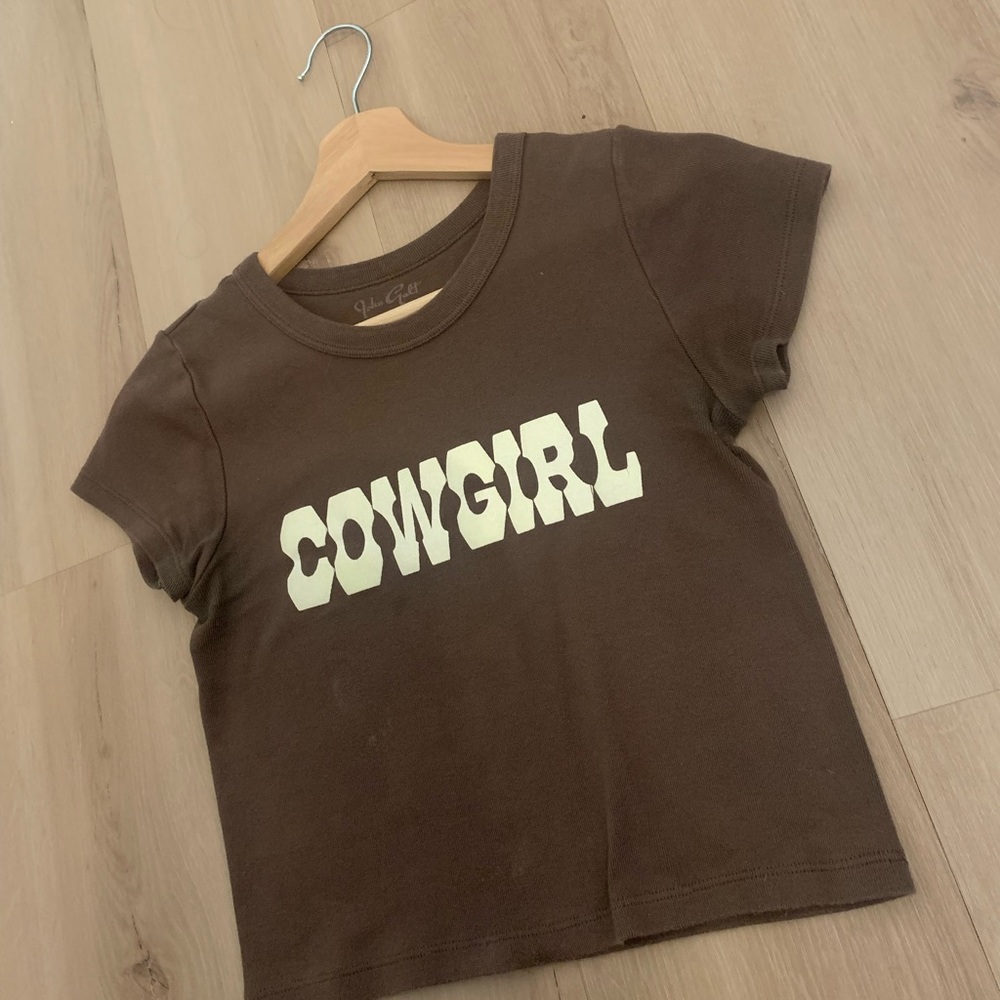 Brandy Melville cowgirl crop top